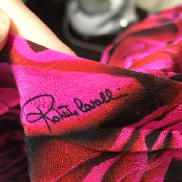 Roberto Cavalli Graphic Rose Dress - Picture 6 of 13